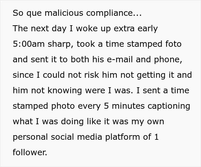 "You Want To Know Where I Am At All Times?": Woman Religiously Reports To Boss Every 5 Minutes Until He Realizes How Ridiculous His Order Was