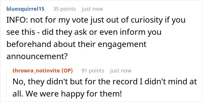 "AITA For Not Inviting Them To My Christmas Party After They Didn&rsquo;t Invite Me To Their Wedding?"