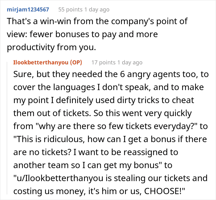 "Tell My Colleagues To Say Goodbye To Their Bonuses": New Manager Messes With Employee, Has To Watch The Workplace Crumble