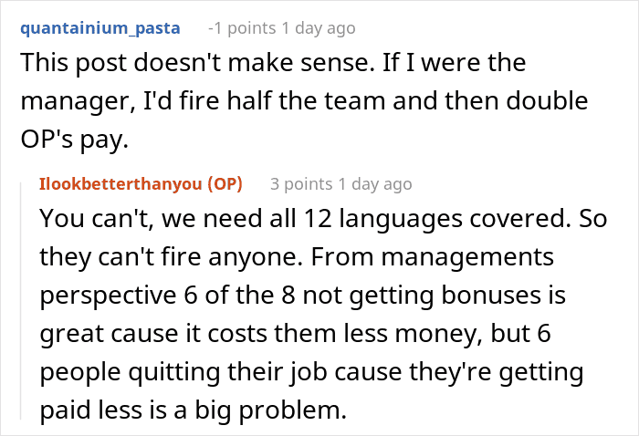 "Tell My Colleagues To Say Goodbye To Their Bonuses": New Manager Messes With Employee, Has To Watch The Workplace Crumble