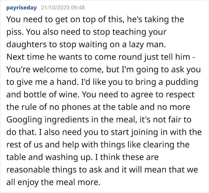 "My Blood Is Boiling": Woman Gets Sick And Tired Of Her Friend Inviting Himself To Dinner