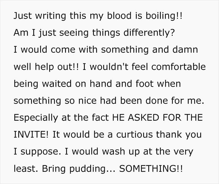 "My Blood Is Boiling": Woman Gets Sick And Tired Of Her Friend Inviting Himself To Dinner