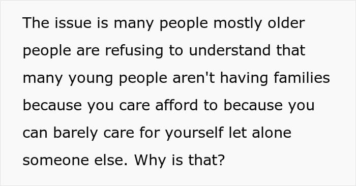 "Why Do So Many People, Especially Older Folks, Refuse To Understand?": People Discuss The Younger Generation&rsquo;s Refusal To Have Kids